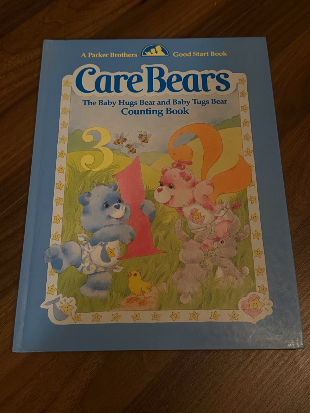 1984 Care Beats The Baby shuts and a baby tugs Bear Counting Book